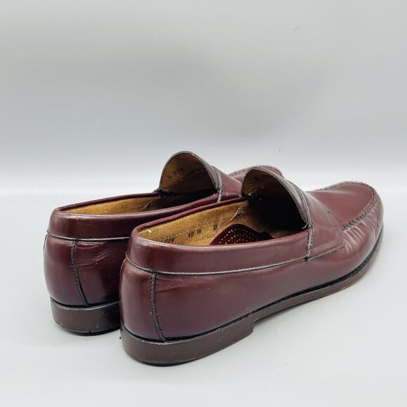 GH Bass & Co Shoes Mens 10.5 Brown Leather Weejuns Penny Loafers Slip On Dress main image 8